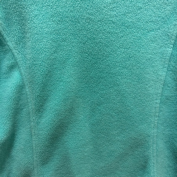 Columbia Turquoise Fleece Zip-up Sz L - Picture 3 of 10